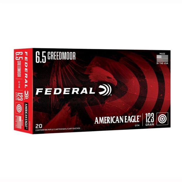Picture of American Eagle 6.5 Creedmoor 123Gr Open Tip Match 20/Box