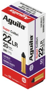 Show details for 22 Long Rifle 20Gr Super Colibri Lead Solid Point 50/Box Picture of 22 Long Rifle 20Gr Super Colibri Lead Solid Point 50/Box