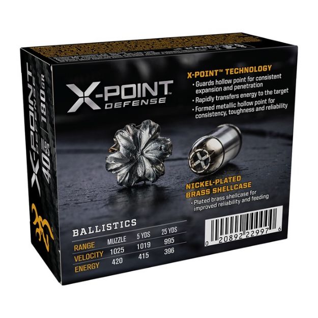 Picture of 40 S&W 180Gr X-Point 20/Box