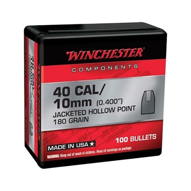 Picture of 40 Caliber/10Mm (0.400'') 180Gr Jacketed Hp Notched 100/Box