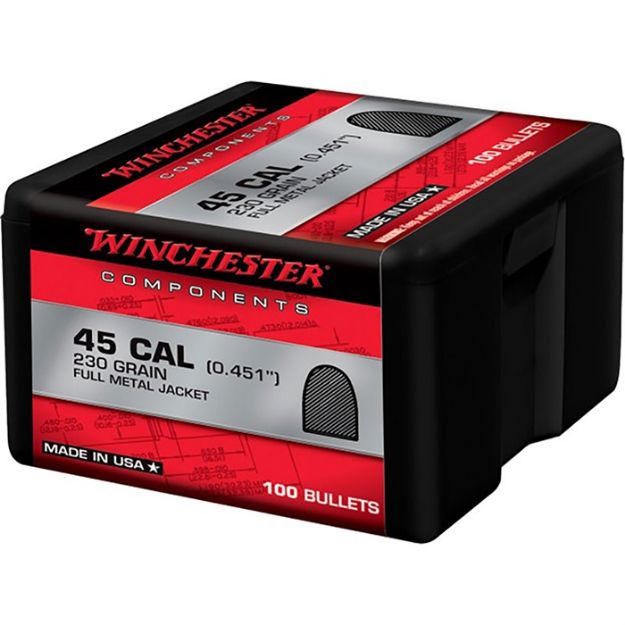 Picture of 45 Caliber (0.451'') 230Gr Full Metal Jacket 100/Box