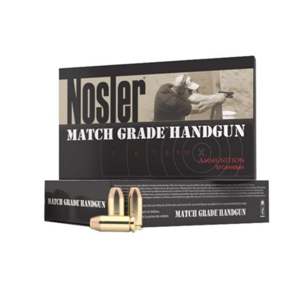 Picture of Nosler Match Grade Ammo 40 S&W 180Gr Jhp 50/Bx