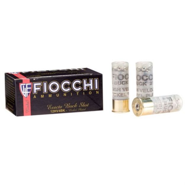 Picture of Fiocchi Buck Shot Low Recoil 12Ga 2.75'' #00 9 Pellets 10/Bx