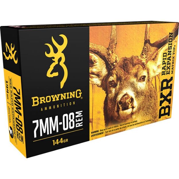 Picture of Browning Ammo Bxr - 7Mm-08 144 Gr 20Bx