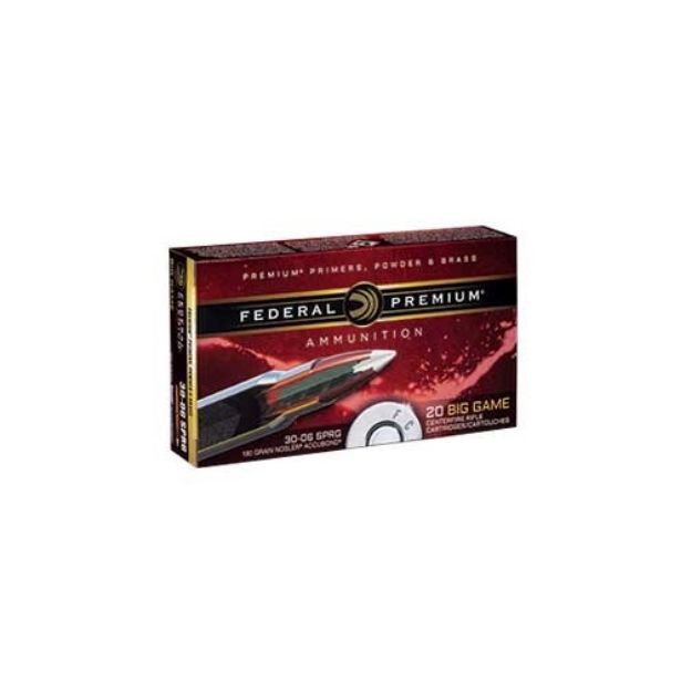 Picture of Fed Ammo 30-06 180 Gr Vital-Shok 20/Bx