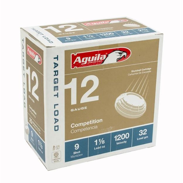 Picture of Aguila Competition 12Ga 3Dr 1 1/8Oz #9 1200Fps