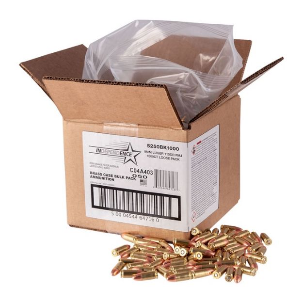 Picture of 9Mm Luger 115Gr Full Metal Jacket 1,000-Rd Bulk Pack