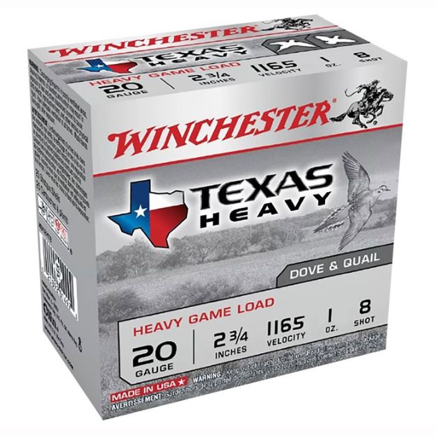 Picture of 20 Gauge 2-3/4'' 1Oz #8 Shot 25/Box