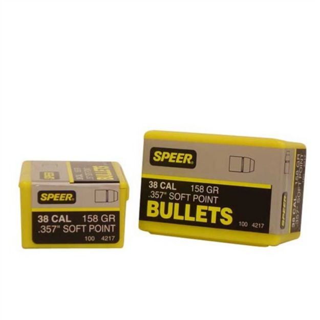 Picture of Speer Bullet 38Cal .357 158Gr Jsp
