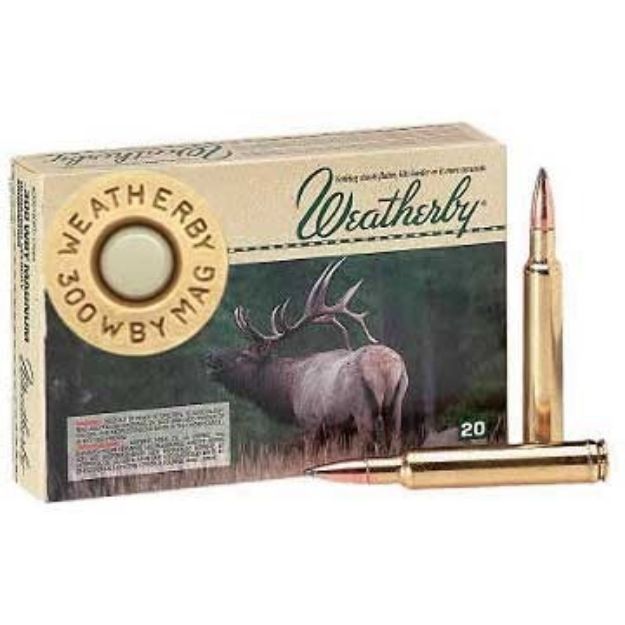 Picture of Weatherby Ammo 300 Wby Mag 180Gr Nosler Acb