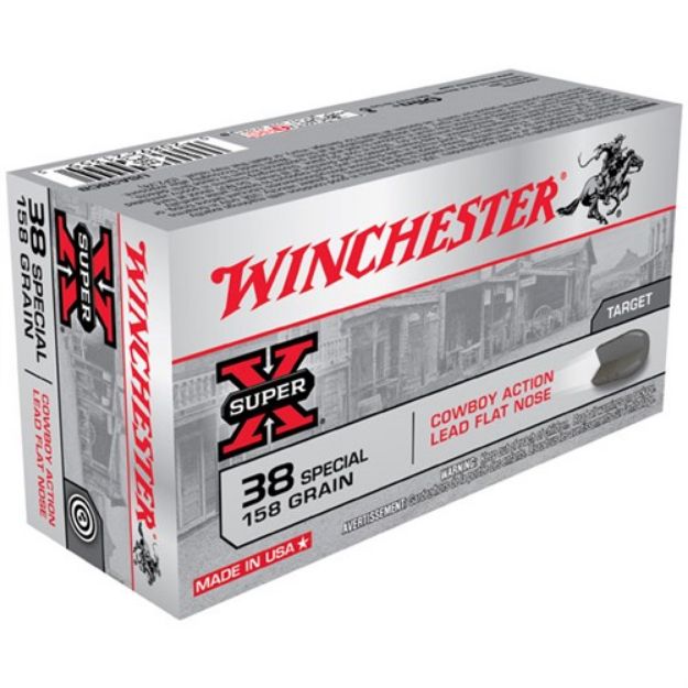 Picture of Winchester Super-X Cowboy 38 Spl 158Gr Lfn 50/Bx