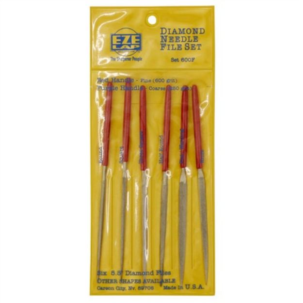 Picture of Eze-Lap Diamond Needle File 600 Set, Fine Steel