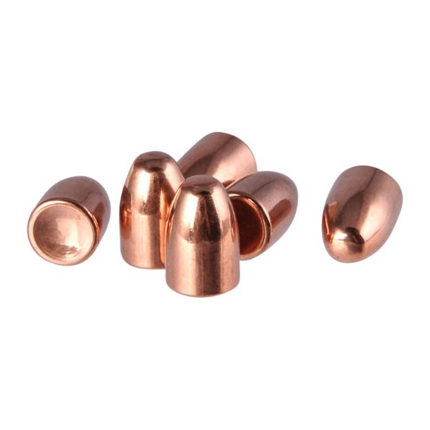 Picture of Campro 9Mm 115Gr Plated Round Nose Bullets 100/Box
