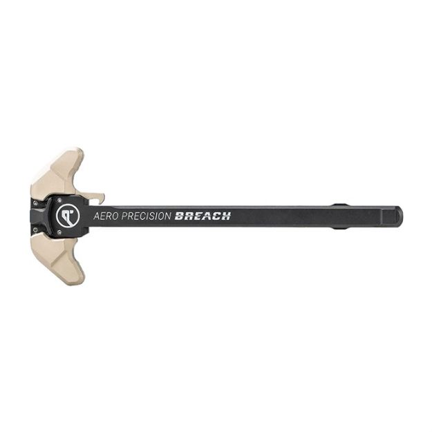 Picture of Breach Charging Handle Ambi Small Levers For Ar-15 Blk/Tan