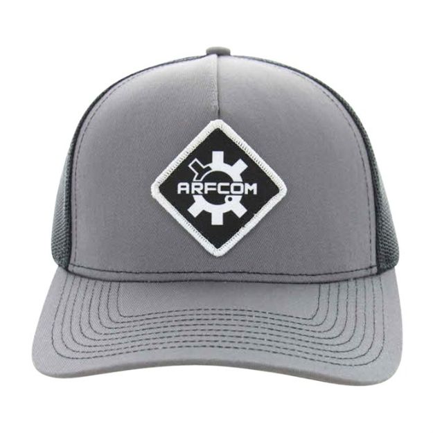 Picture of Charcoal Snapback W/ Black Mesh & Diamond Patch