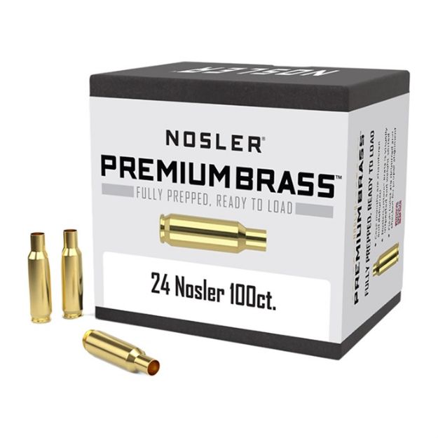 Picture of 24 Nosler Brass Case 100/Box