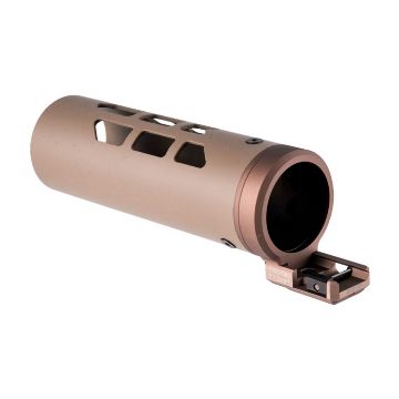 Show details for Suppressor Shield W/U-Rac 7''X2'' Coyote Tan W/Tan Hardware Picture of Suppressor Shield W/U-Rac 7''X2'' Coyote Tan W/Tan Hardware