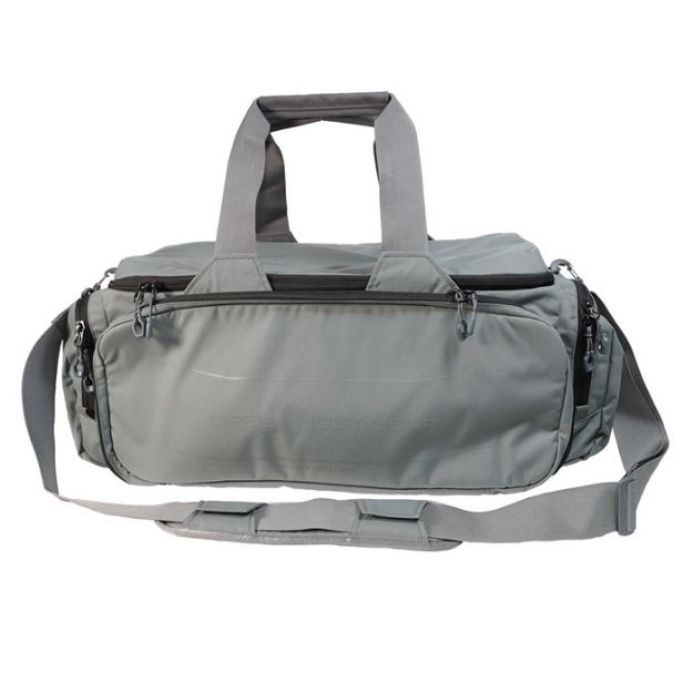 Picture of Large Range Bag Grey With Black Zips