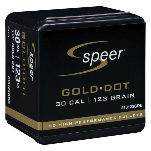 Picture of 30 Caliber (0.310'') 123Gr Gold Dot Soft Point 50/Box