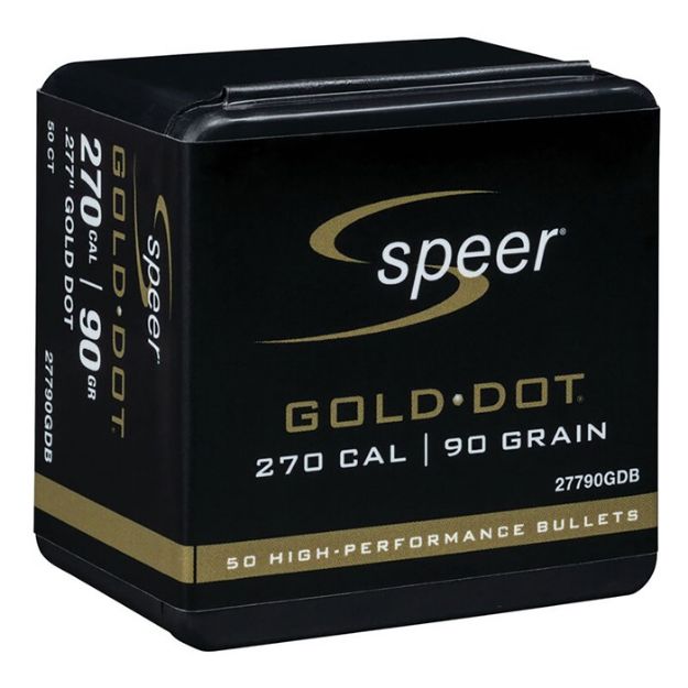 Picture of 270 Caliber (0.270'') 90Gr Gold Dot Soft Point 50/Box