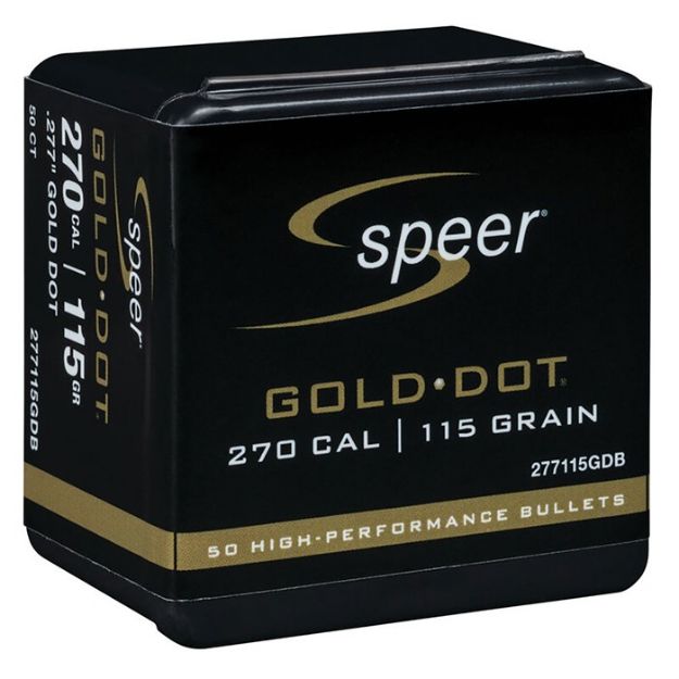 Picture of 270 Caliber (0.270'') 115Gr Gold Dot Soft Point 50/Box