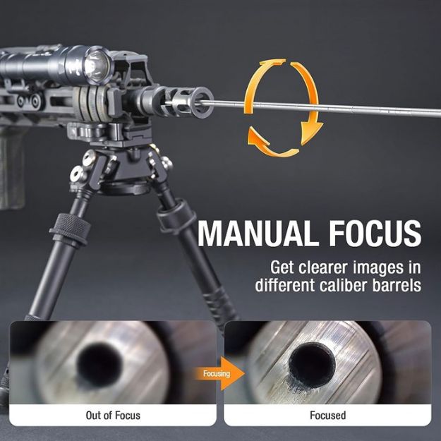 Picture of Ntg200h Focus & Fold Rifle Borescope W/4.5'' Ips Screen