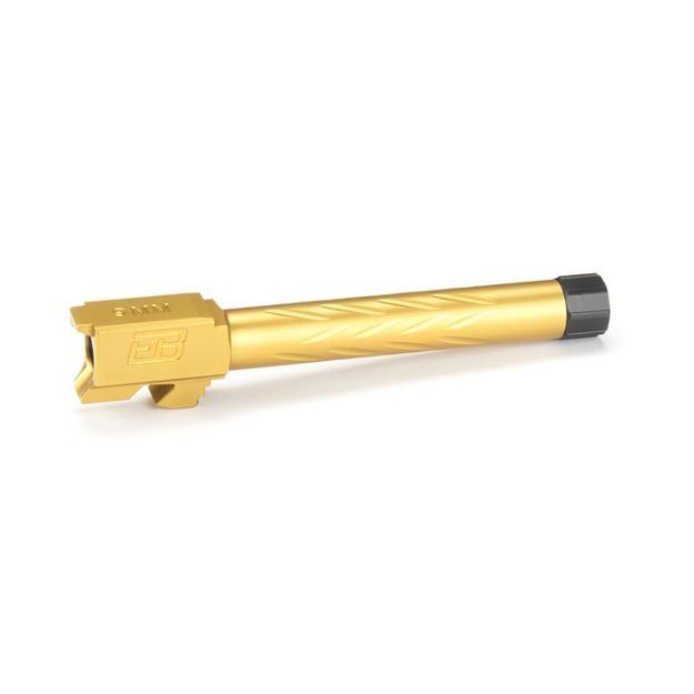 Picture of Threaded 5'' 9Mm Luger Barrel For Glock 17 Gen4 Tin Gold