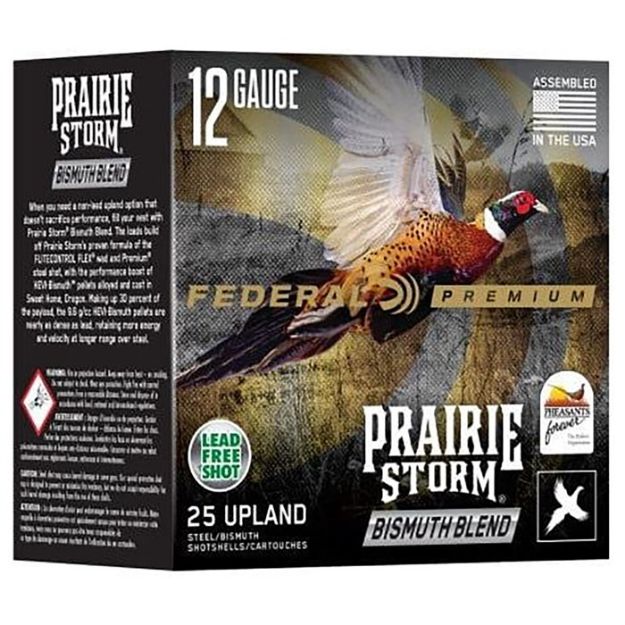 Picture of Prairie Storm Steel/Bismuth 12Ga 3'' 1-1/8Oz #3/#5 Shot 25/Bx