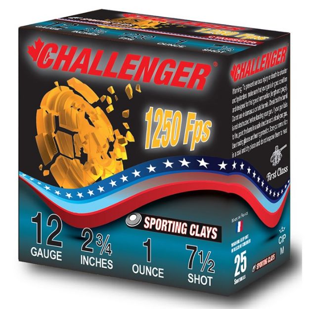 Picture of Sporting Clay 12 Gauge 2-3/4'' 1Oz #7.5 Shot 1250Fps 250/Case