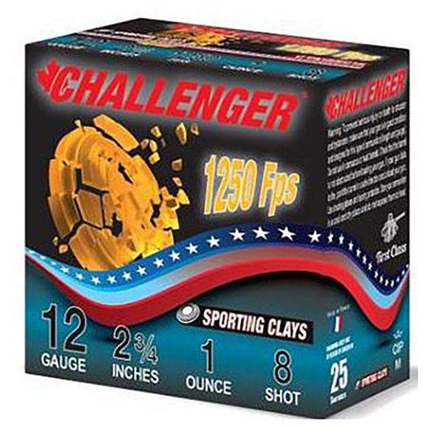 Picture of Sporting Clay 12 Gauge 2-3/4'' 1Oz #8 Shot 1250 Fps 250/Case