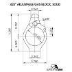 Picture of Ar-15 Solid Titanium Adjustable Gas Block .625'' Gray