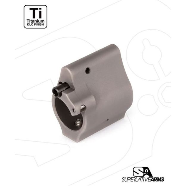 Picture of Ar-15 Solid Titanium Adjustable Gas Block .875'' Gray