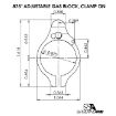 Picture of Ar-15 Clamp On Titanium Adjustable Gas Block .875'' Gray