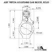 Picture of Ar-15 Adj Piston System W/Solid .625'' Gas Block Carbine Lh
