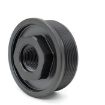 Picture of Direct Thread Adapter 1/2''X28 Square Shoulder Black