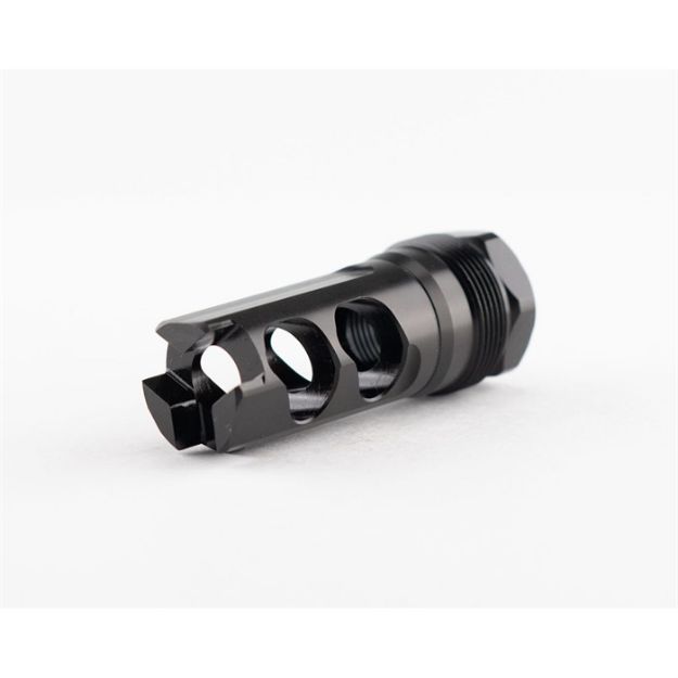 Picture of Dpb Muzzle Brake .375 14X1lh Thread Facemount Shoulder Black