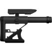 Picture of Ud Adjustable Butt Stock Medium W/2 M-Lok Slots Blk Anodized