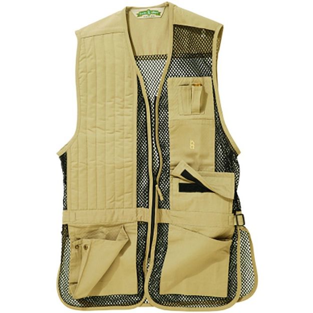 Picture of Full Mesh Shooting Vest Khaki Rh S