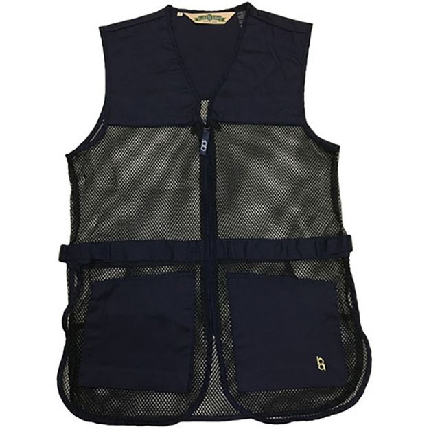 Picture of Full Mesh Dual Pad Shooting Vest Navy 3Xl