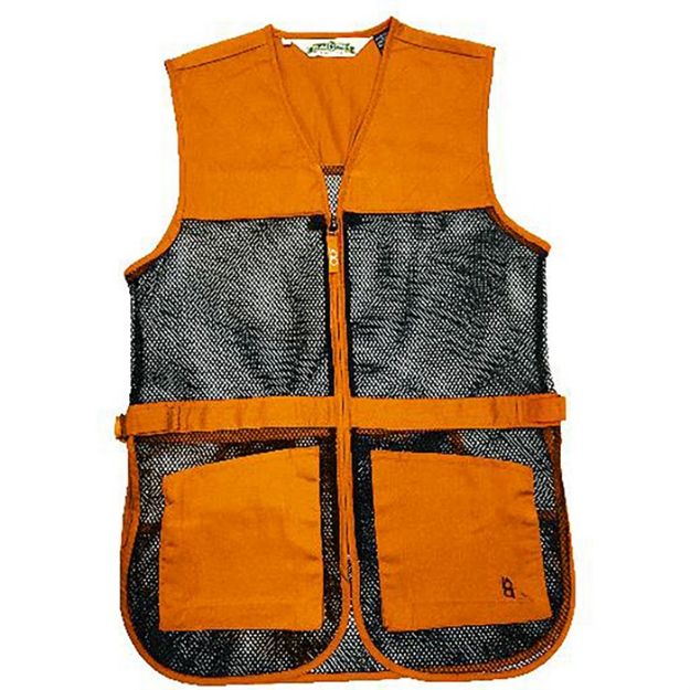 Picture of Full Mesh Dual Pad Shooting Vest Orange M