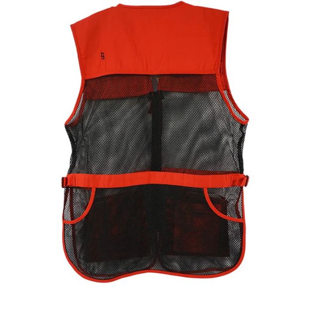 Picture of Full Mesh Dual Pad Shooting Vest Orange 2Xl
