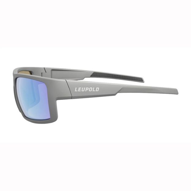 Picture of Matte Gray Blue Mirror Lens Glasses