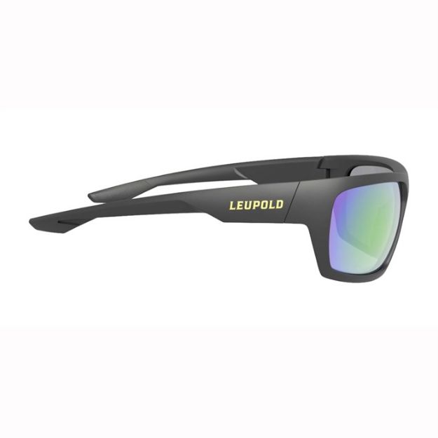 Picture of Matte Black Emerald Mirror Packout Shooting Glasses