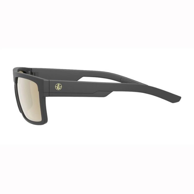 Picture of Matte Black Bronze Mirror Lens Glasses
