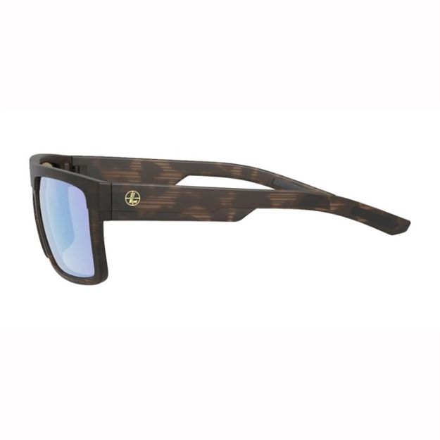 Picture of Matte Tortoise Blue Mirror Lens Glasses