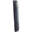 Picture of .8'' Small Black Leather Face