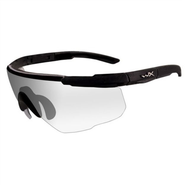 Picture of Clear Saber Shooting Glasses Black