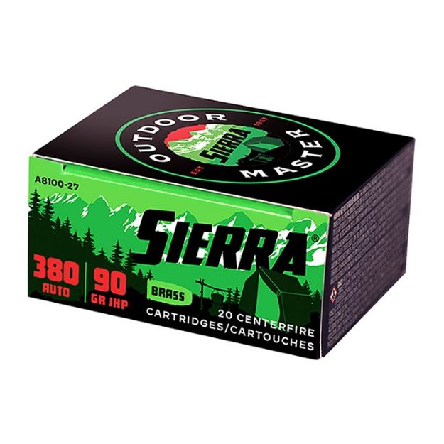 Picture of SIERRA OTDMST 380ACP 90GR JHP 20/200