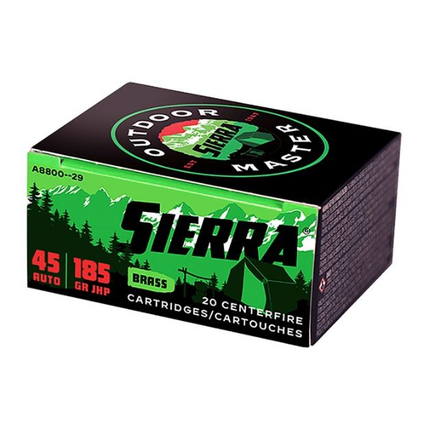 Picture of SIERRA OTDMST 45ACP 185GR JHP 20/200