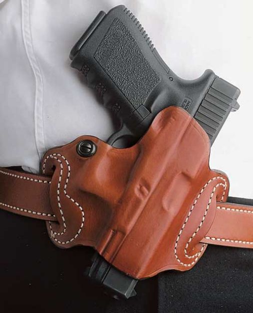 Picture of Desantis Mini Slide Holster Owb Rh Leather Fn 503 Tan!